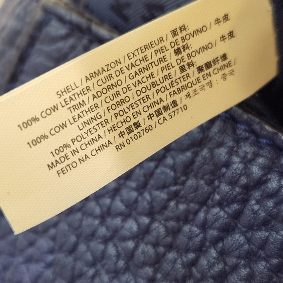 Kate Spade Tallulah Everett Way Leather Shoulder Handbag, Indigo Blue Womens OS - Picture 5 of 10